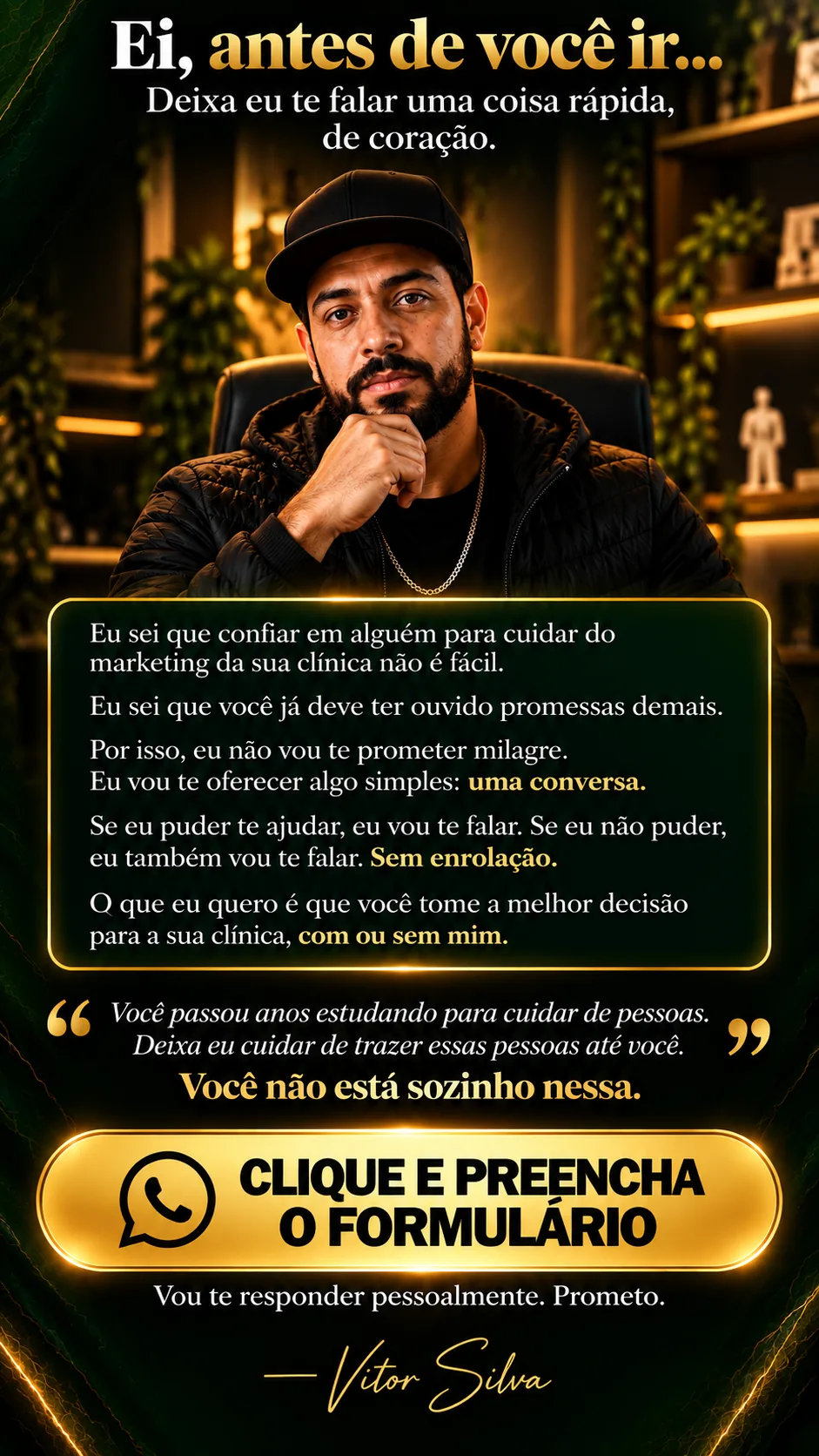 Ei, antes de você ir
